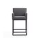 Manhattan Comfort Ambassador Counter Stool in Grey and Black CS010-GY - alternate 4